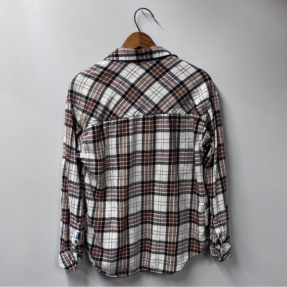 Kavu Melita Cozy Pine Flannel Tunic Pullover Shirt With Pockets Women's S - Picture 2 of 10